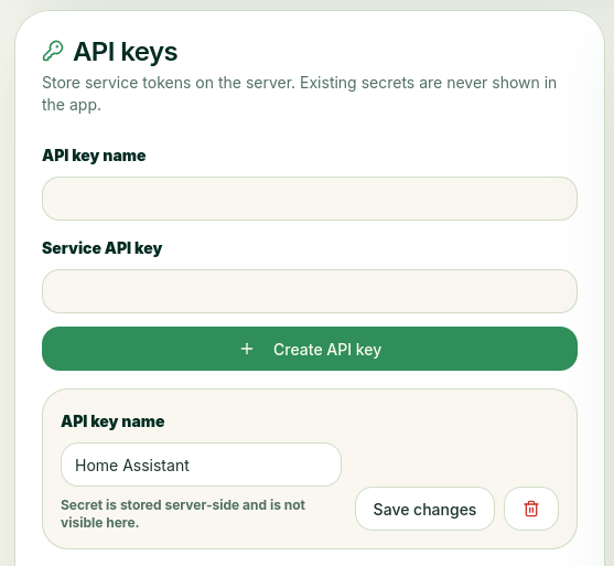 API Keys
