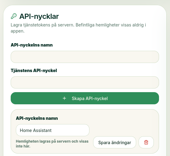 API-nycklar